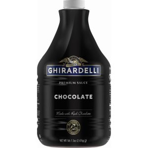 Black Label Chocolate Sauce Pump Bottle Case (6 ct / 87.3 oz. ea)